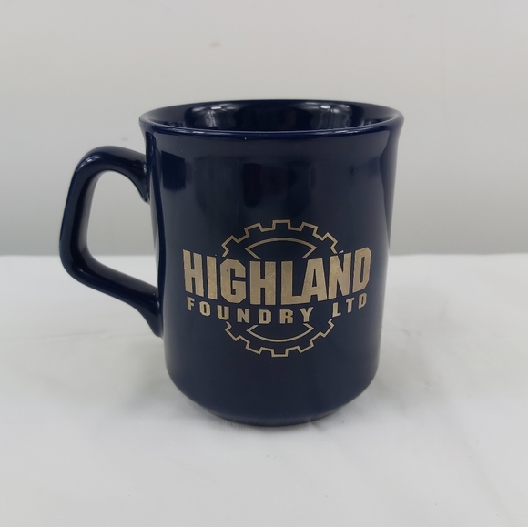 - Ceramic blue mug highland foundry made in England (Z11) - Picture 5 of 7